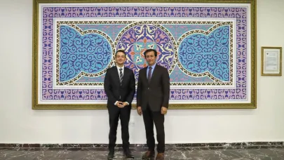 Kaymakam Barış Aytürk’ten Rektör Emiroğlu'na ziyaret
