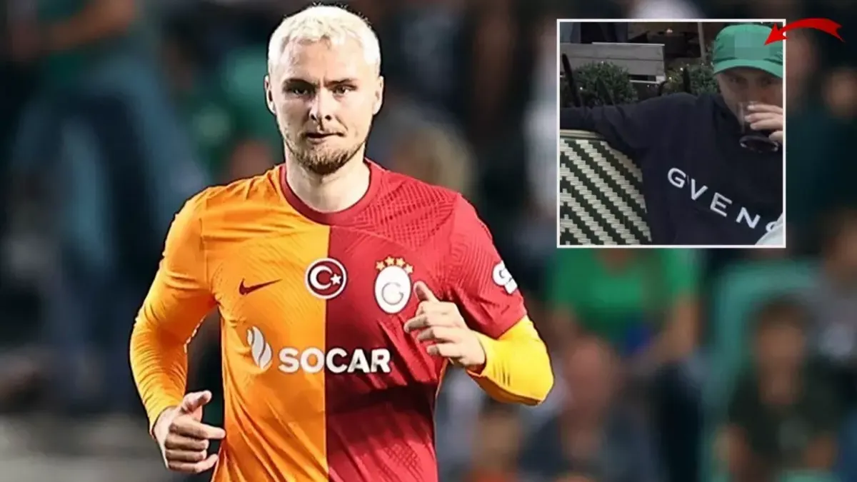 Şapkasında yazan ortalığı karıştırdı