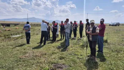 Kars’ta büyükbaş hayvanlar aşılanıyor