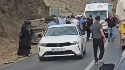 Yüksekova-Van kara yolunda kaza: 5 yaralı