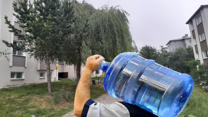 TOKİ evleri susuz kaldı vatandaş perişan oldu