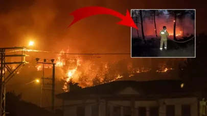 15 saattir yanıyor! alevlerin içinden yürekleri darlayan çığlıklar