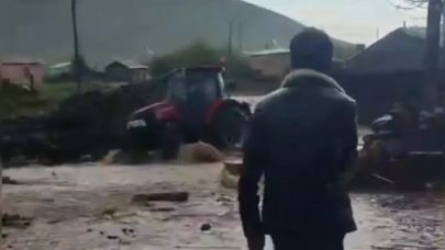 Göle’de Sel felaketi