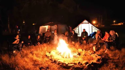 Terörle anılan Şenyayla artık doğaseverlerin kamp mekanı oldu