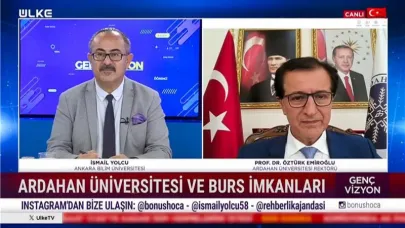 Rektör Emiroğlu, Ülke TV’de ARÜ’yü anlattı