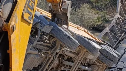 Malatya’da köprü çöktü: 1 yaralı