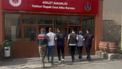Hakkari’de kesinleşmiş hapis cezası olan 2 kişi yakalandı
