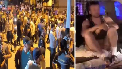 Yangın bölgesinde benzin bidonuyla yakalandı, linçten zor kurtarıldı