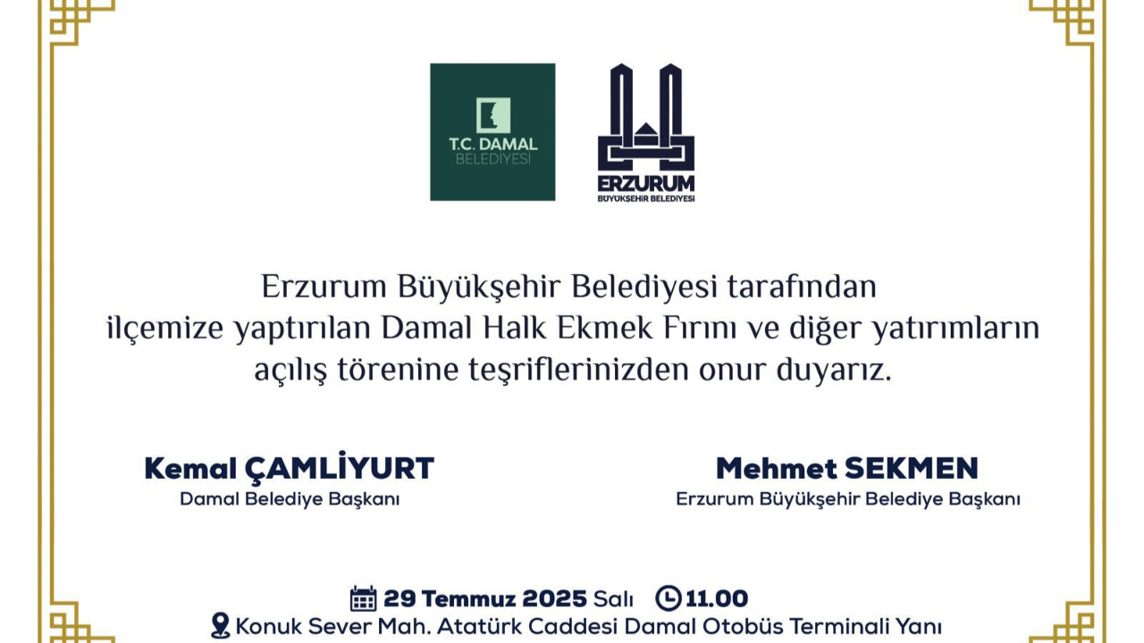 Halk Ekmek Fırını Damal’da hizmete giriyor