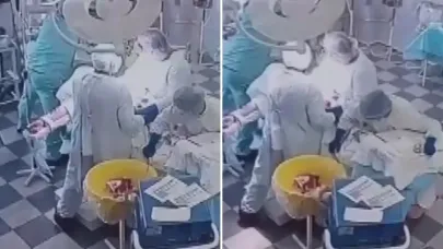 8.8'lik depreme ameliyat sırasında yakalandılar!  hastayı bir an bırakmadılar