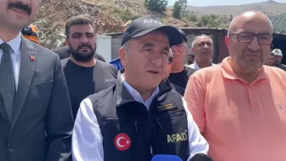 Elazığ Valisi Hatipoğlu: "Göçükte 1 işçimiz kaldı, 80 kişilik ekip kurtarma çalışmalarını sürdürüyor"