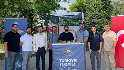 AK Gençler imza kampanyası başlattı
