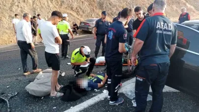 Elazığ’da otomobiller çarpıştı