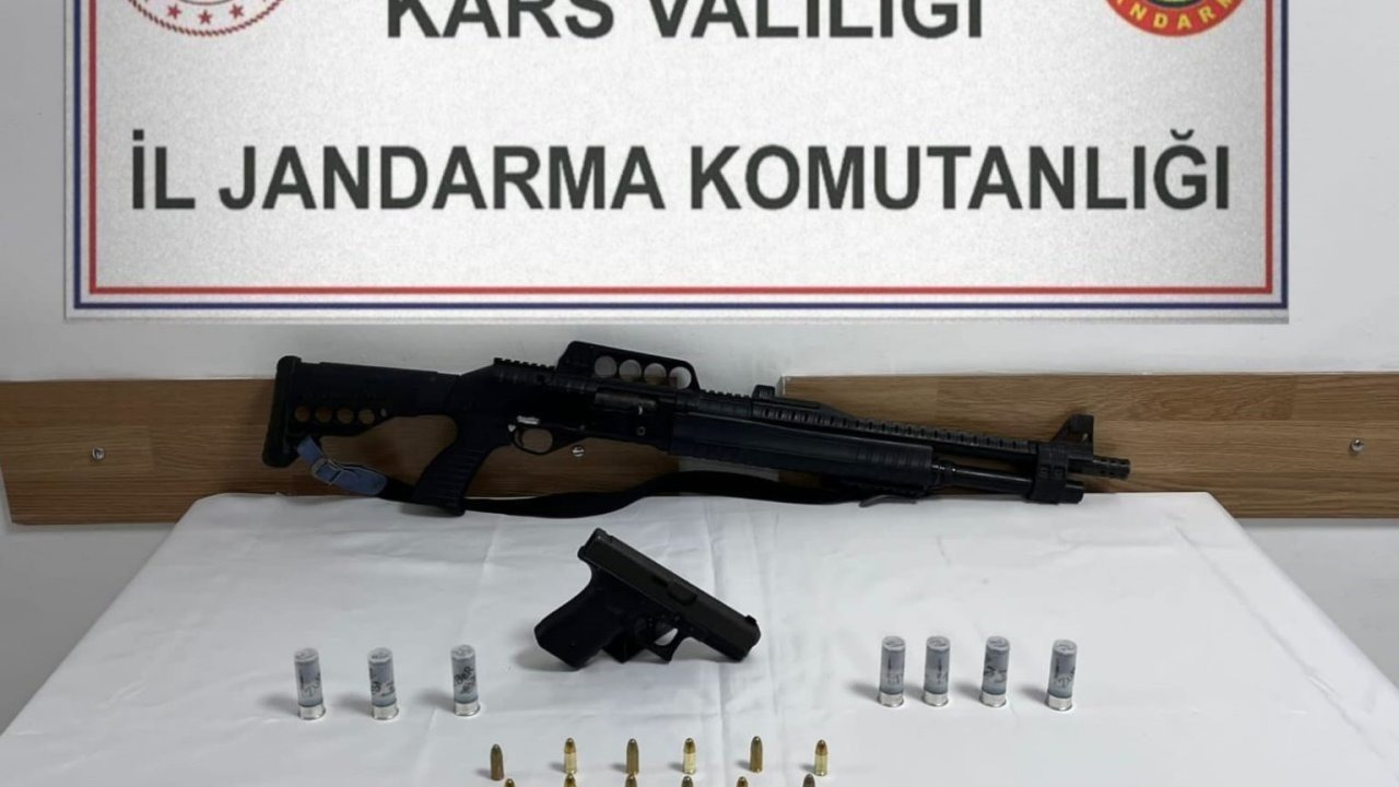 Kars’ta jandarmadan silah operasyonu