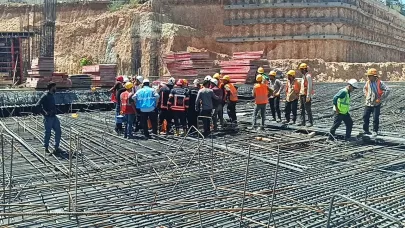 Malatya’da inşaatta iş kazası