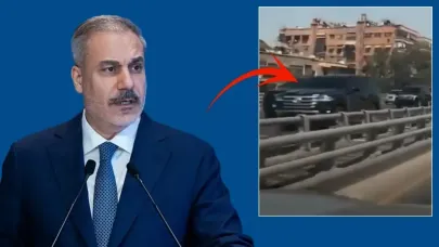 Dışişleri Bakanı Fidan Suriye'de! Şam sokaklarından gelen görüntü ise bomba