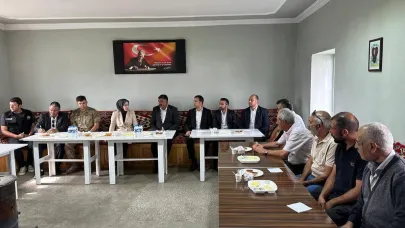 Kaymakam Meram, köy halkının taleplerini dinledi