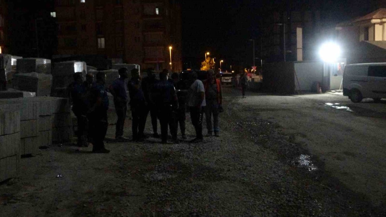 Malatya’da şantiye işçileri arasında taşlı sopalı kavga