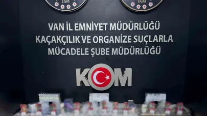 Van’da gümrük kaçağı malzemeleri ele geçirildi