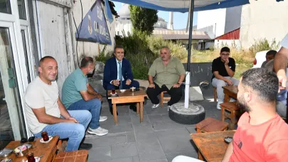 Vali Çiçek esnaf ziyaretine çıktı