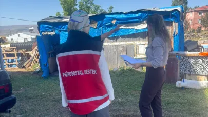Ailelerin ihtiyaçları yerinde tespit ediliyor