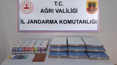 Ağrı’da binlerce kaçak botoks ve vücut geliştirme ilacı ele geçirildi