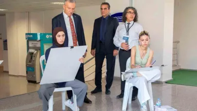Erzincan’da güzel sanatlar için özel yetenek sınavları yapıldı
