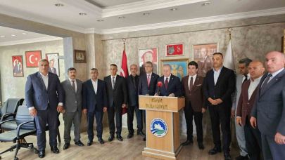 MHP heyeti, İspir’de heyelan bölgesinde