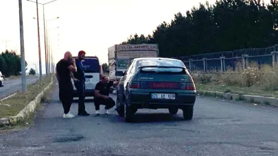 Şehir merkezinde görmeye alıştığımız yol manzaraları!