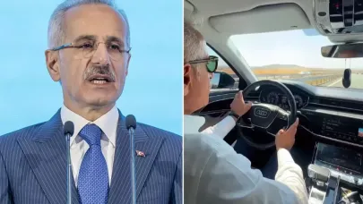Hız sınırını aşan Bakan Uraloğlu, jandarmadan ceza yedi