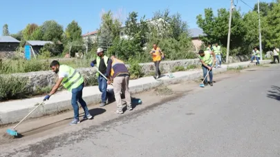 Temizlik ekiplerin gayreti takdir topladı