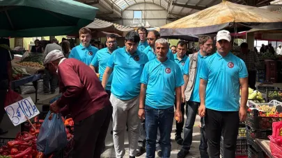 Ardahan Engelsiz yaşam merkezi özel bireylerle semt pazarında