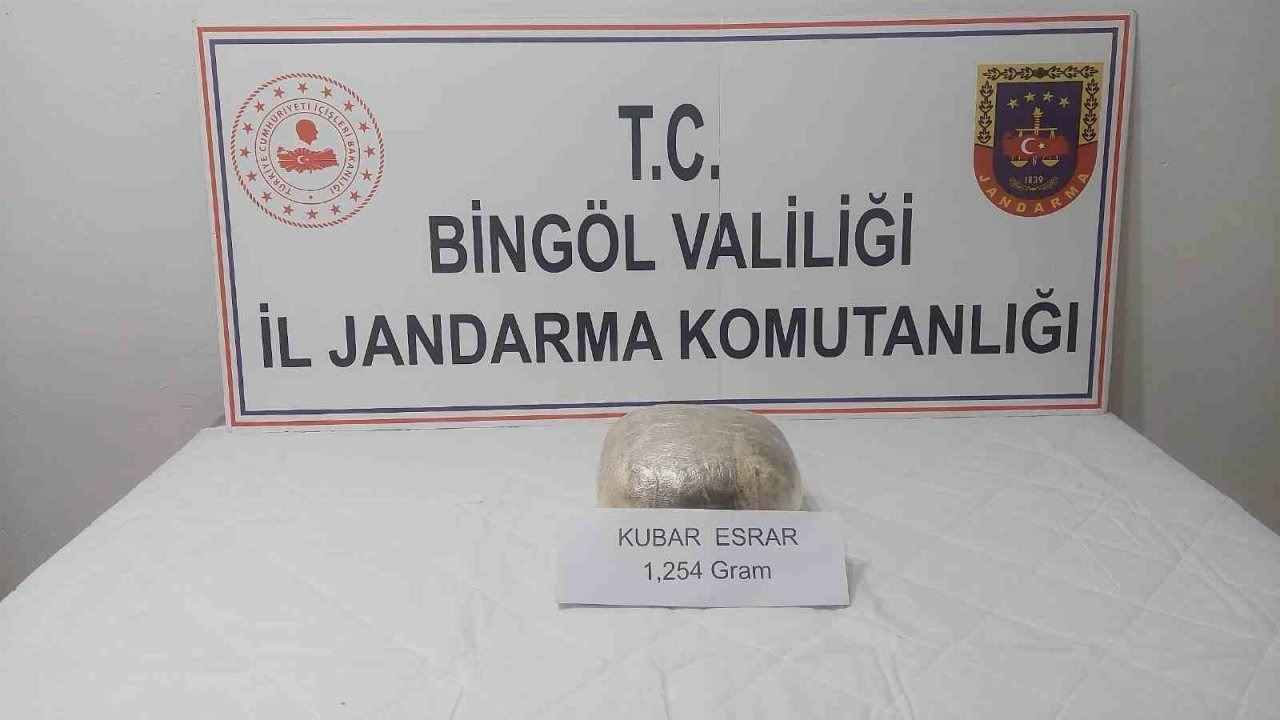 Bingöl’de esrar ele geçirildi