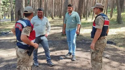 Ardahan Jandarması orman nöbetinde