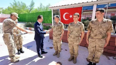 Bitlis İl Jandarma Komutanlığı’nda rütbe töreni
