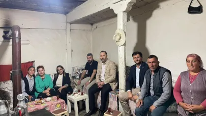 AK Parti heyeti, taziye ziyaretinde bulundu