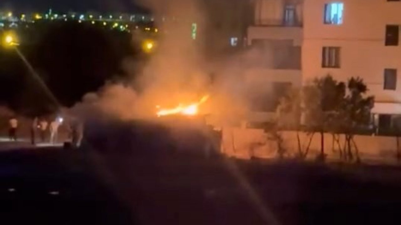Elazığ’da kümes yangını