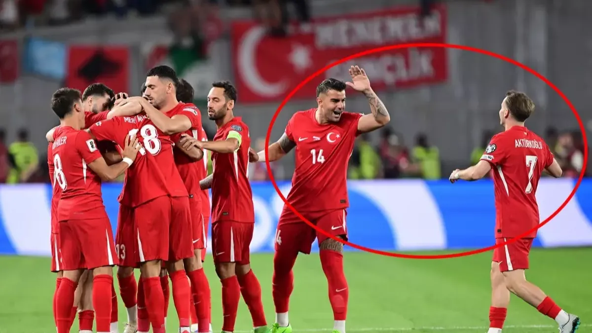 A Milli Takım'ın gollerinde damga vuran görüntüler