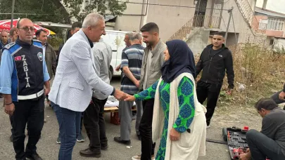 Sahaya inen Başkan Budak, vatandaşı dinledi