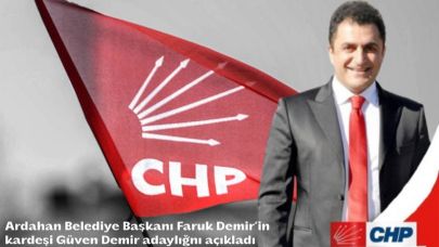 Güven Demir CHP Ereğli’den adaylığını açıkladı