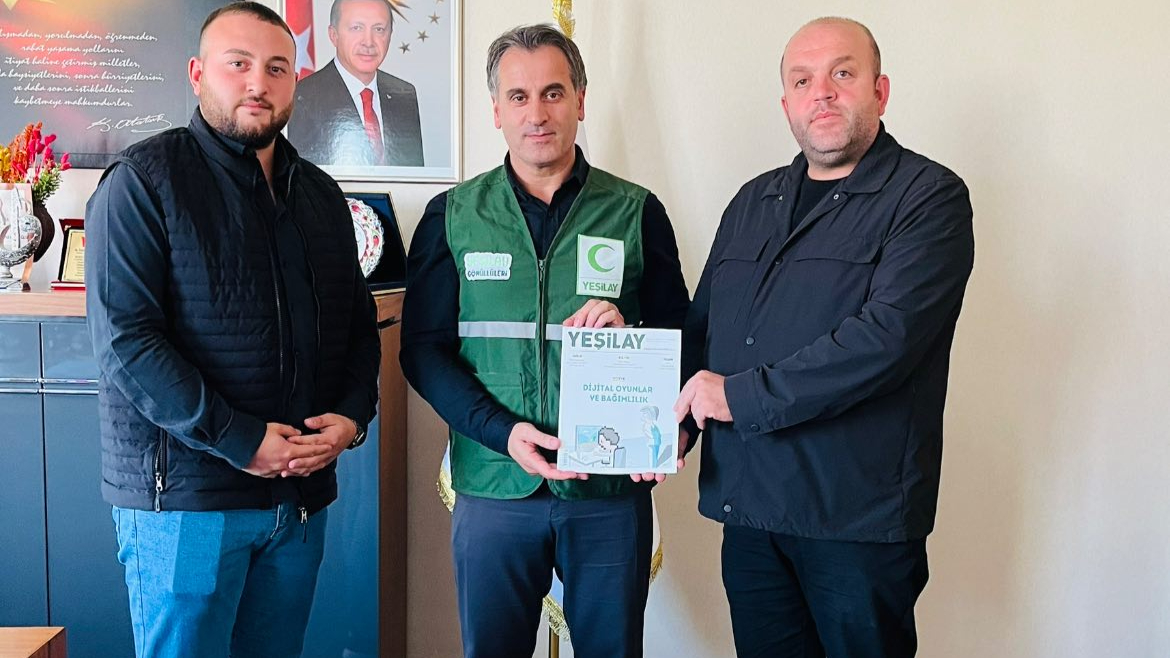 Yeşilay’dan halk sağlığına destek ziyareti
