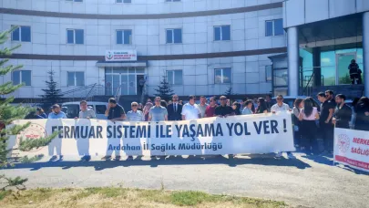 Ardahan’da sağlıklı yaşam için yürüdüler