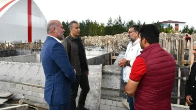 Vali Çiçek, Özel idare yatırımlarını denetledi