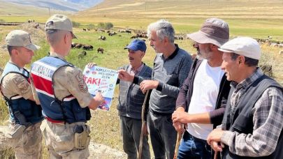 Jandarma sahada, vatandaş bilinçleniyor!