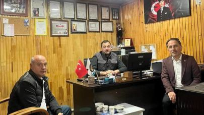 Merkez ilçe teşkilatından Dündar’a hayırlı olsun ziyareti