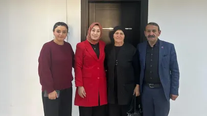 Şehit ailesinden Kaymakam Meram’a ziyaret