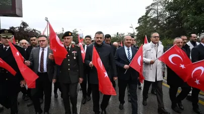 Erzurum’da Gaziler günü dolayısıyla kortej yürüyüşü düzenlendi