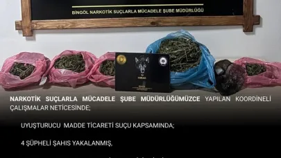 Bingöl’de uyuşturucu operasyonu: 3 tutuklama