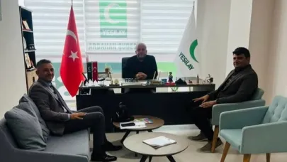 Denetimli Serbestlik Müdürü Halit Erken’den Yeşilay’a ziyaret