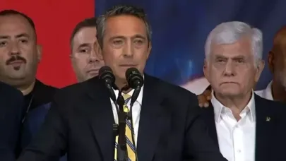 Seçimi kaybeden Ali Koç'un sesinin titrediği anlar